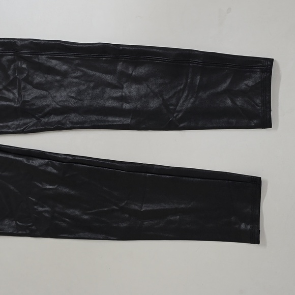 SPANX Faux Leather Leggings Black Size XL - Picture 9 of 10